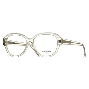 NEW SAINT LAURENT EYEGLASSES, SL411 004 BEIGE YELLOW MEN EYEWEAR SL 411 004